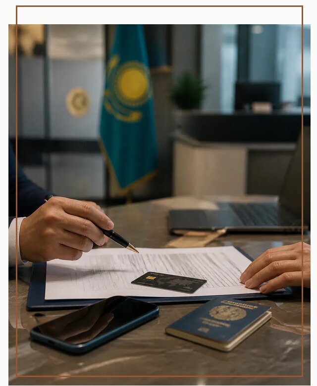 Открытие счета и банковской карты в Казахстане в Керчи